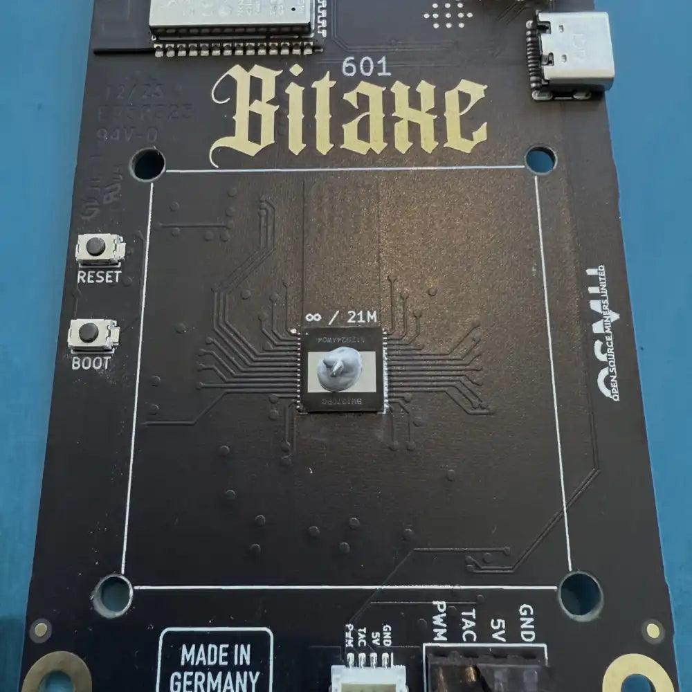 Apply Thermal paste to the ASIC Chip