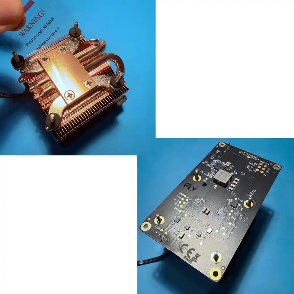 Wedding of the Heatsink and the Bitaxe 602 Bitcoin miner