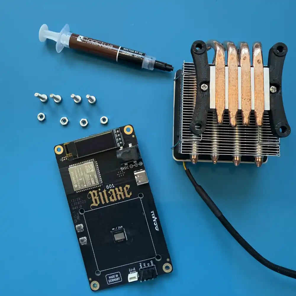 Overview of the parts for the final steps