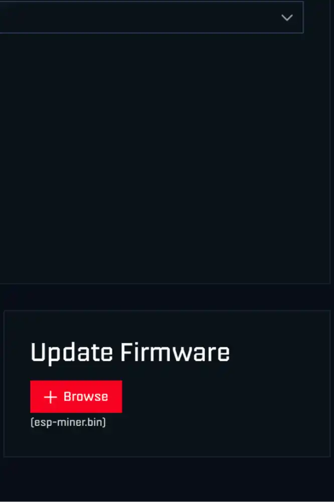 Update Firmware