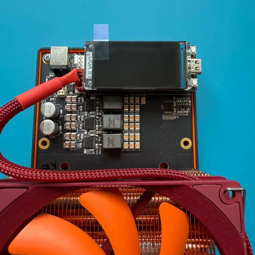 Bitcoin Miner Display getting put back on the PCB