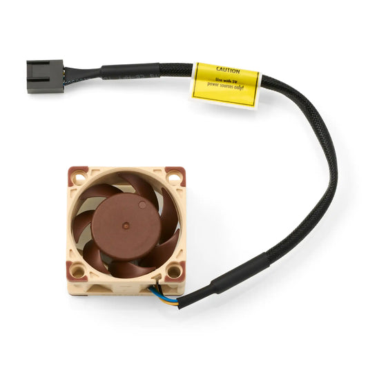 Front view f the Noctua NF-A4x20 5V PWM cooling fan.