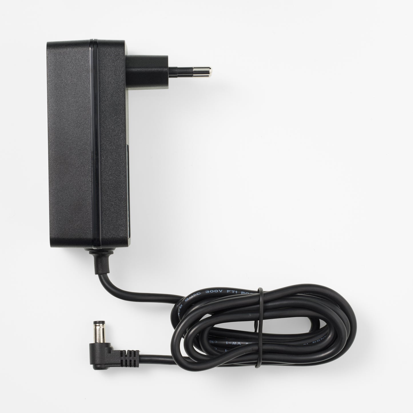 Side view of the power supply