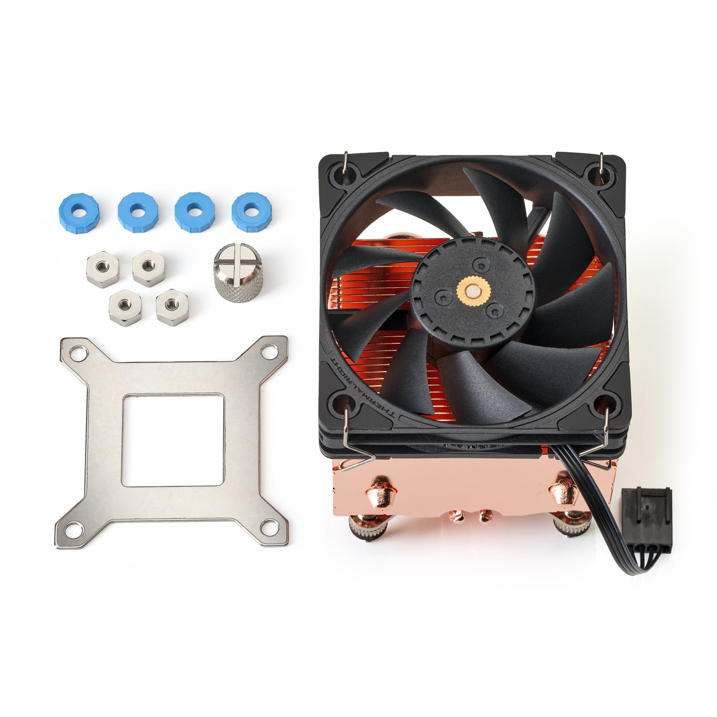 Overview of the Parts of the Copperzilla 2.0 Premium Cooling upgrade for Bitaxe Gamma Bitcoin Miners.