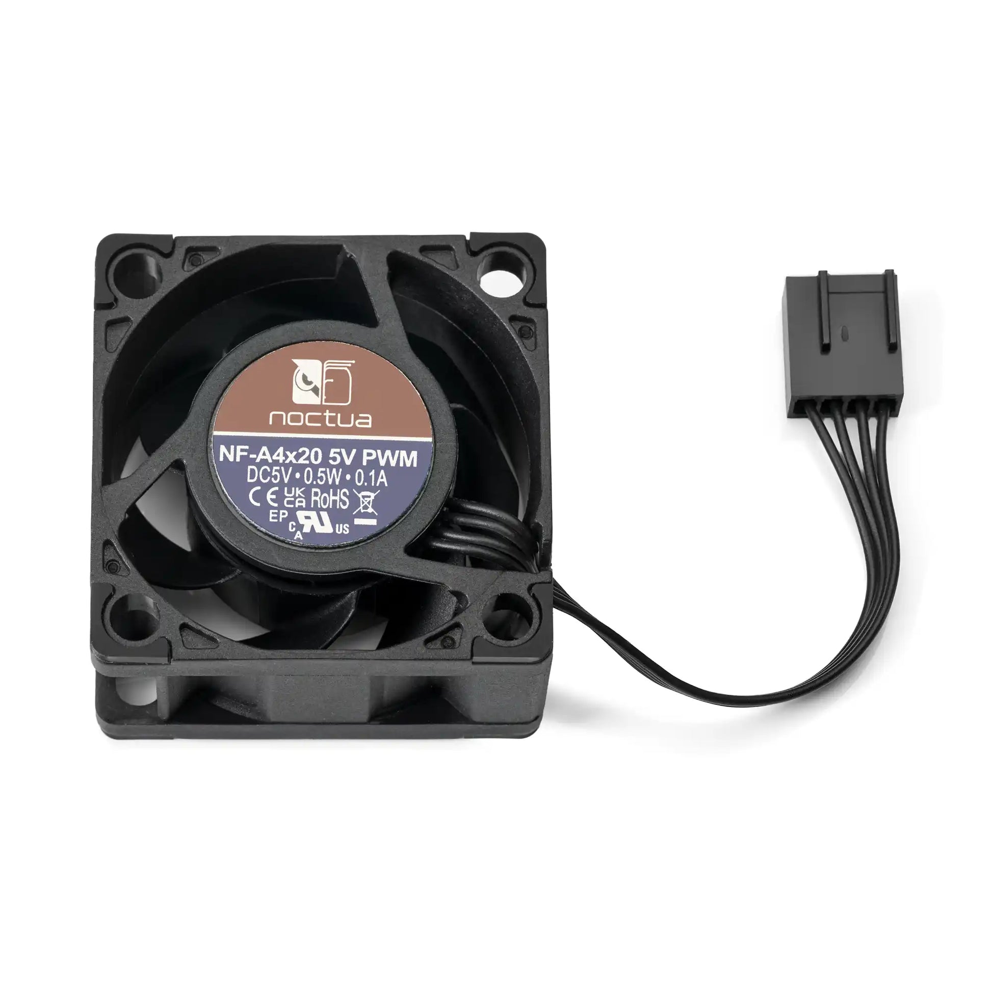 Front view of the Noctua NF-A4x20 all Black