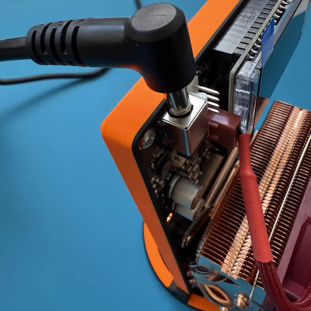 Bitcoin Miner gets plugged in